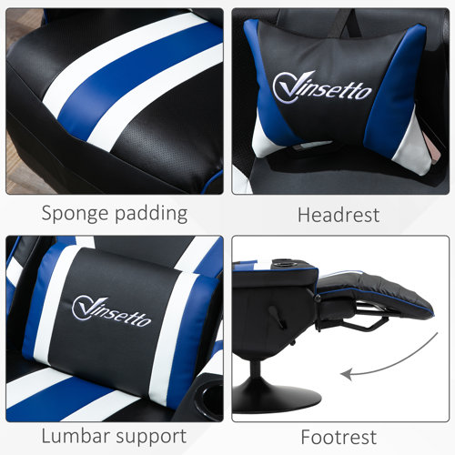 Vinsetto Lumbar Support Gaming Chair & Reviews Wayfair